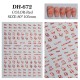DH672   10pcs/lot Dior Nail Stickers
