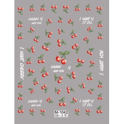 5D-M1042   10pcs/lot Embossed Nail Stickers