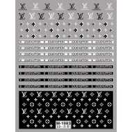 5D-M1083   10pcs/lot LV Embossed Nail Stickers