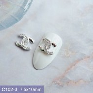 C102-3  10pcs/lot Chanel Nail Art
