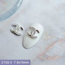 C102-3  10pcs/lot Chanel Nail Art