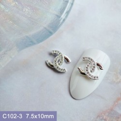 C102-3  10pcs/lot Chanel Nail Art