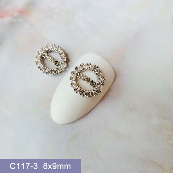 C117-3    10pcs/lot Chanel Nail Art