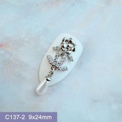 C137-2    10pcs/lot Chanel Nail Art