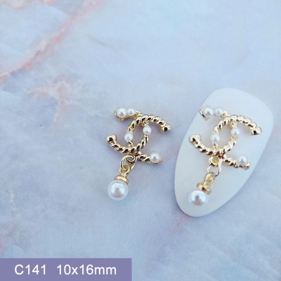 C141    10pcs/lot Chanel Nail Art