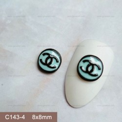 C143-4    10pcs/lot Chanel Nail Art