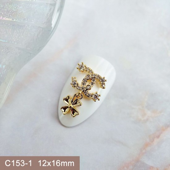 C153-1   10pcs/lot Chanel Nail Art