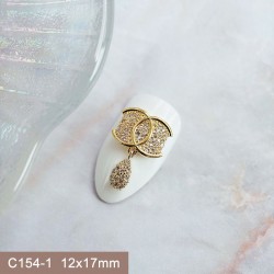 C154-1   10pcs/lot Chanel Nail Art