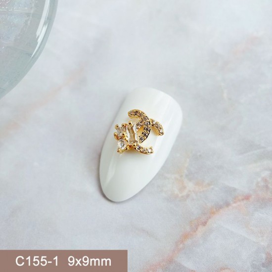 C155-1   10pcs/lot Chanel Nail Art