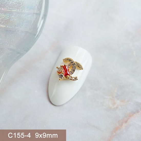 C155-4   10pcs/lot Chanel Nail Art