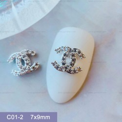 C01-2   10pcs/lot Chanel Nail Art