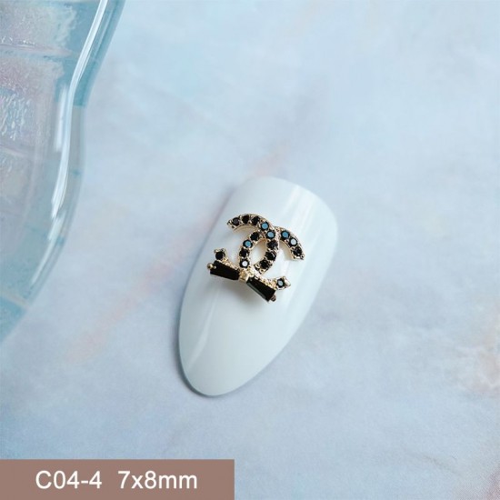C04-4   10pcs/lot Chanel Nail Art