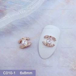 C10-1   10pcs/lot Chanel Nail Art
