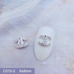 C10-2   10pcs/lot Chanel Nail Art