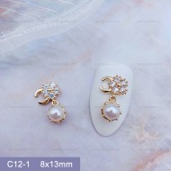 C12-1   10pcs/lot Chanel Nail Art