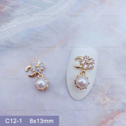 C12-1   10pcs/lot Chanel Nail Art