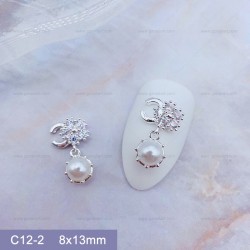 C12-2   10pcs/lot Chanel Nail Art