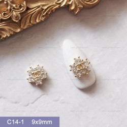 C14-1   10pcs/lot Chanel Nail Art