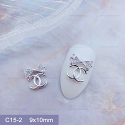 C15-2   10pcs/lot Chanel Nail Art