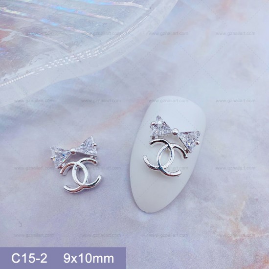 C15-2   10pcs/lot Chanel Nail Art