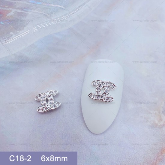 C18-2   10pcs/lot Chanel Nail Art