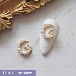 C19-1   10pcs/lot Chanel Nail Art