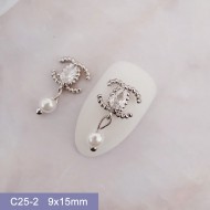 C25-2    10pcs/lot Chanel Nail Art