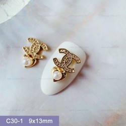 C30-1    10pcs/lot Chanel Nail Art