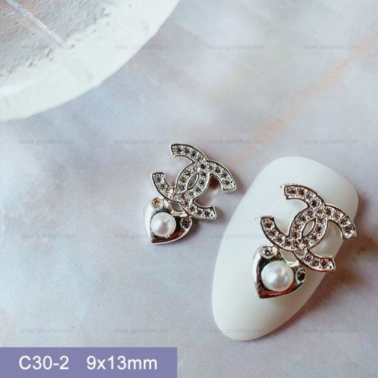 C30-2    10pcs/lot Chanel Nail Art