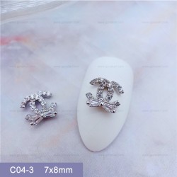 C04-3   10pcs/lot Chanel Nail Art