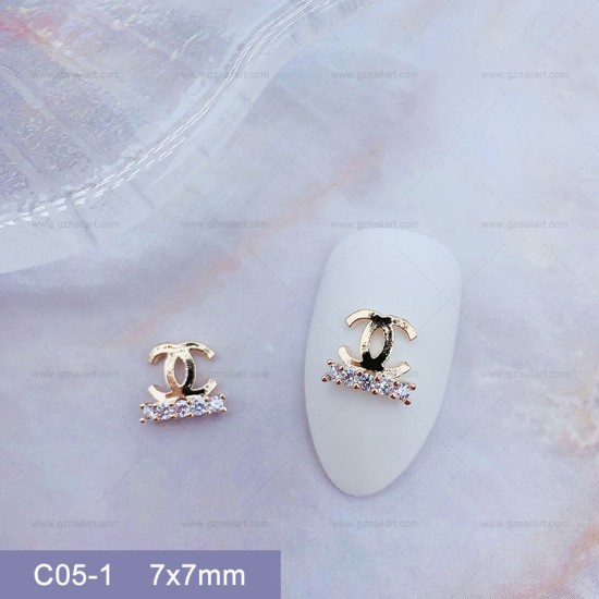zircon nail art C05-1