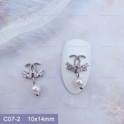C07-2   10pcs/lot Chanel Nail Art