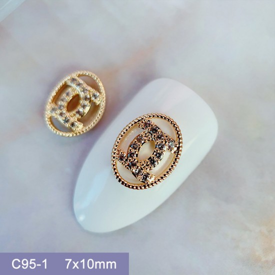 C95-1  10pcs/lot  Chanel Nail Art