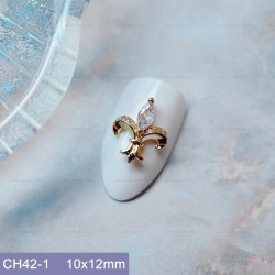 CH42-1   10pcs/lot Chrome Hearts Nail Art