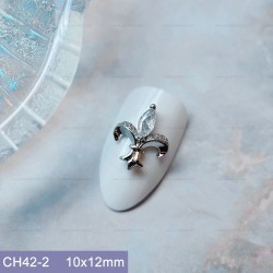 CH42-2   10pcs/lot Chrome Hearts Nail Art