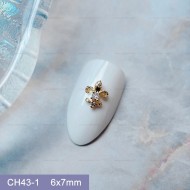 CH43-1   10pcs/lot Chrome Hearts Nail Art