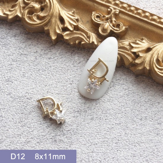 D12-1   10pcs/lot Dior Nail Art