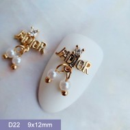 D22   10pcs/lot Dior Nail Art