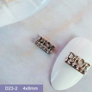 D23-2  10pcs/lot  Dior Nail Art
