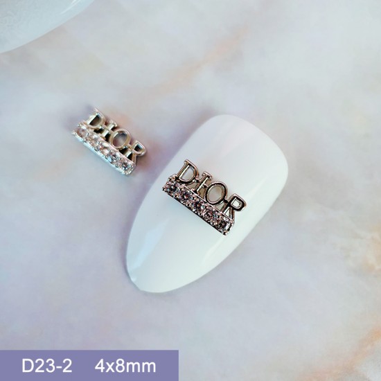 D23-2  10pcs/lot  Dior Nail Art