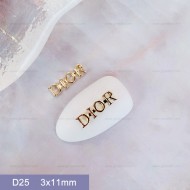 D25  10pcs/lot  Dior Nail Art