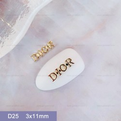 D25  10pcs/lot  Dior Nail Art