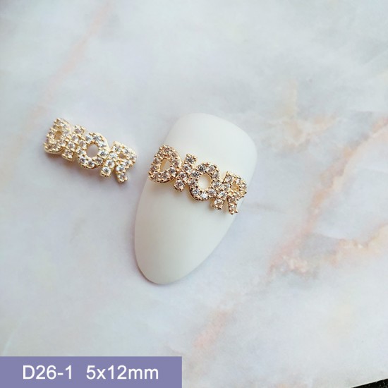 D26-1  10pcs/lot  Dior Nail Art