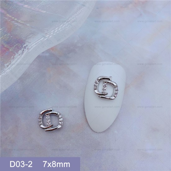 D03-2   10pcs/lot Dior Nail Art