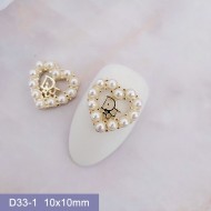 D33-1  10pcs/lot  Dior Nail Art