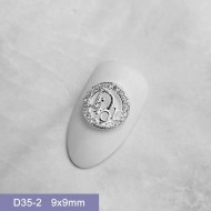D35-2  10pcs/lot  Dior Nail Art