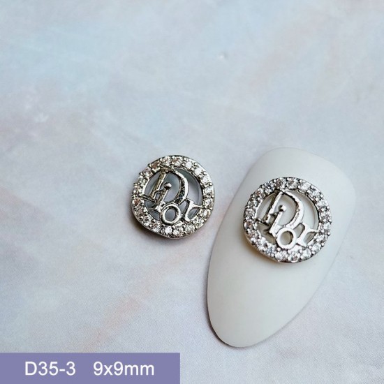 D35-3  10pcs/lot  Dior Nail Art