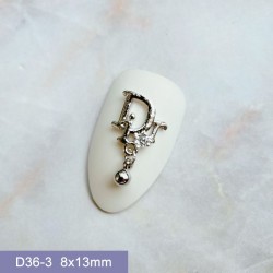 D36-3  10pcs/lot  Dior Nail Art