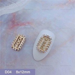 D04   10pcs/lot Dior Nail Art