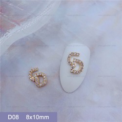 D08   10pcs/lot Dior Nail Art